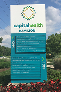 Capital Health - Hamilton sign_exterior