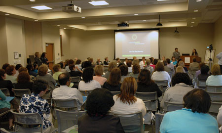 Audience at Award Presentation