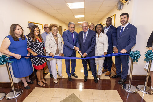 Al Maghazehe Heart and Vascular Center at Capital Health Regional Medical Center - ribbon cutting