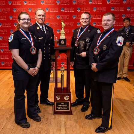 Capital Health EMS Simulation Team wins FDNY competition