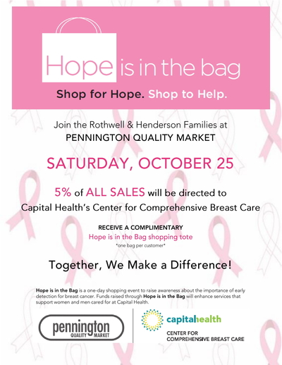 Hope is in the Bag 2025 flyer